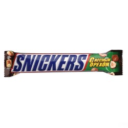 Батончик, Snickers (Сникерс) 81 г с лесным орехом